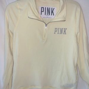 Victoria’s Secret pink quarter zip sweater